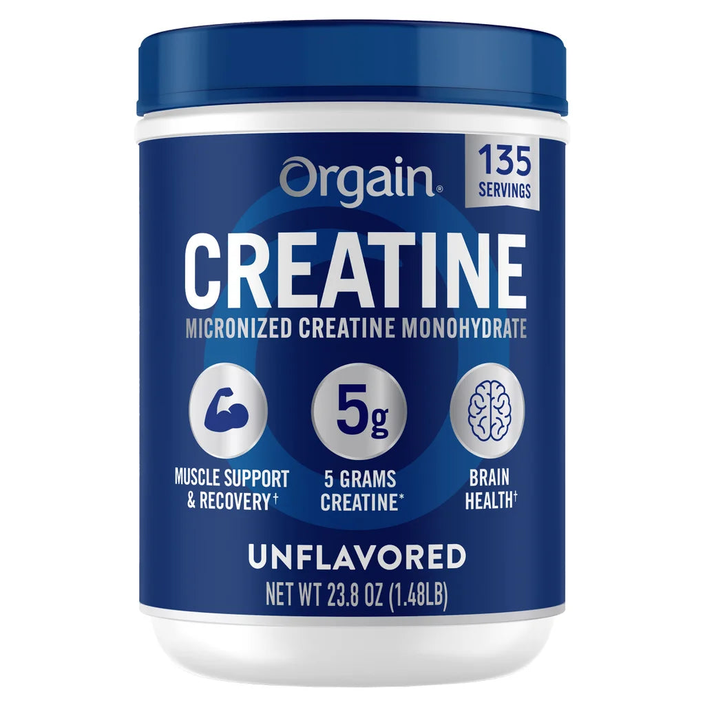 Micronized Creatine Monohydrate 675g,Orgain sans goût