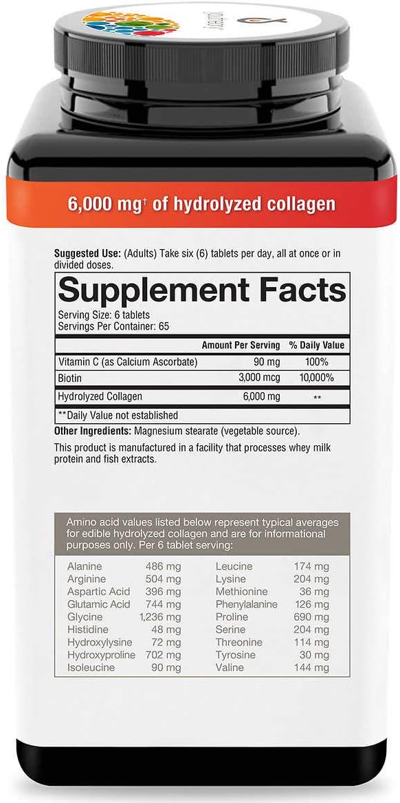 Collagen Plus Biotin 390 capsules